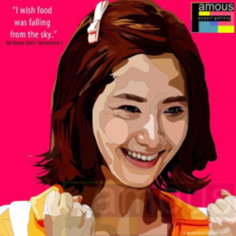 Pop Art Wall Decoration Drawing (Im Yoona)