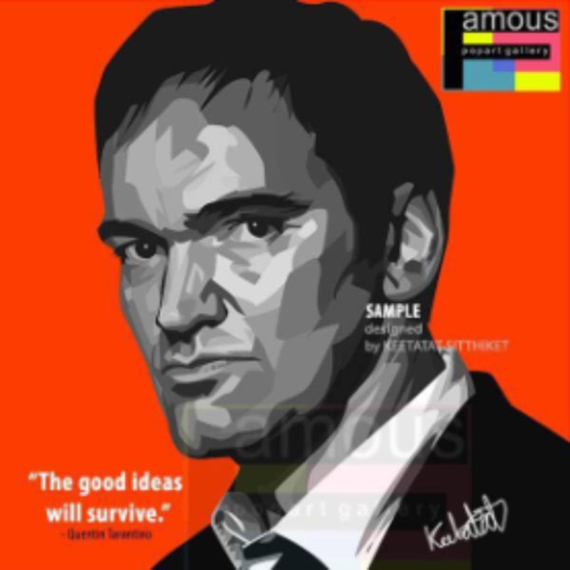 Pop Art Wall Decoration Drawing (Quentin Tarantino)