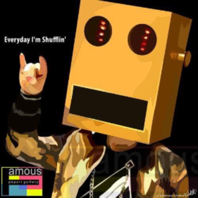Pop Art Wall Decoration Drawing (Shufflin)