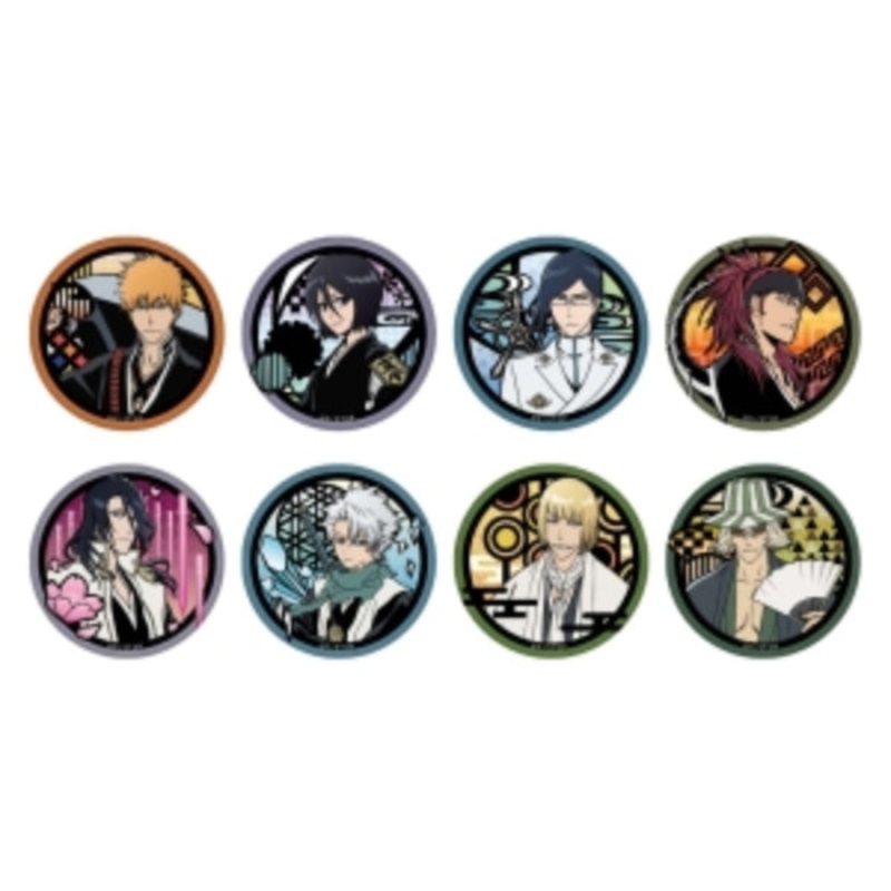 BLEACH Kirie Series Washi Can Badge (set of 8)