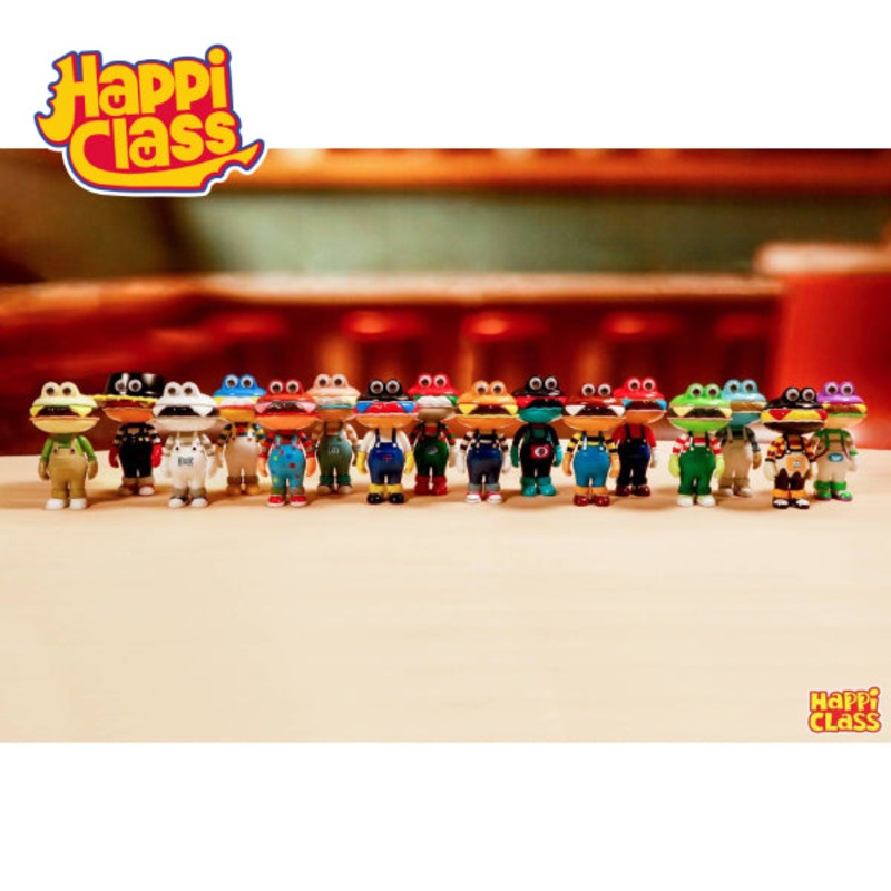 Happi Class – Burger kun blind box wave 1 (set of 16)