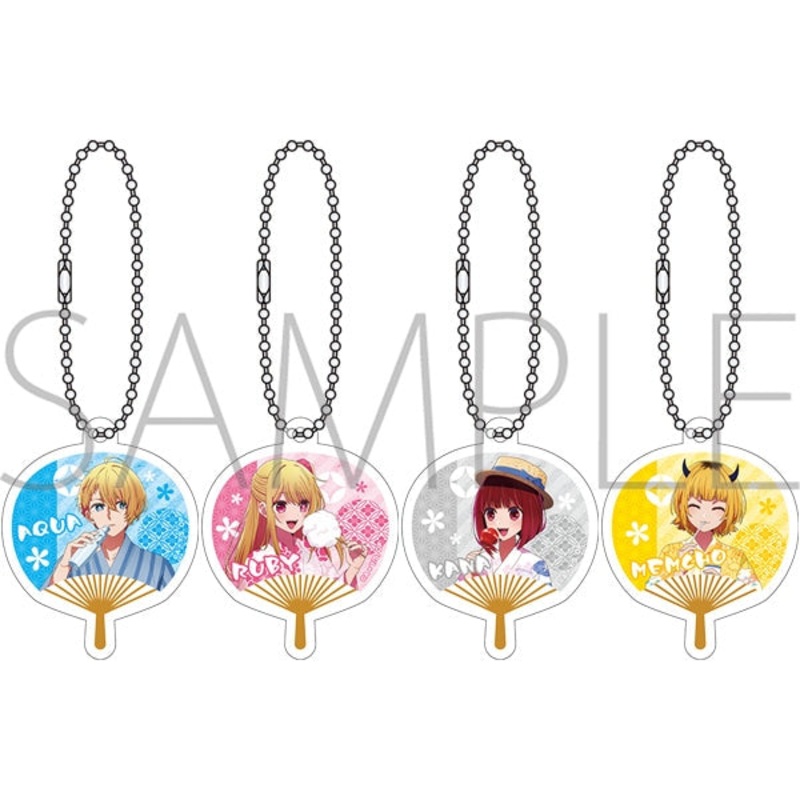 [Oshi no Ko] Acrylic Mini Fan Keychain Collection (set of 4)