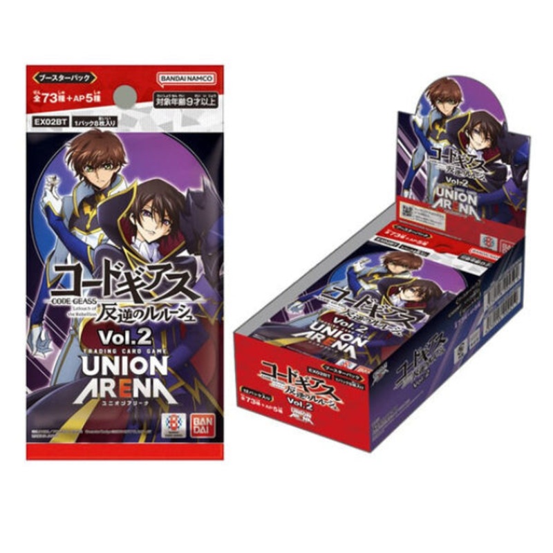 UNION ARENA Extra Booster Pack Code GeassEX02BT (box of 12 packs)
