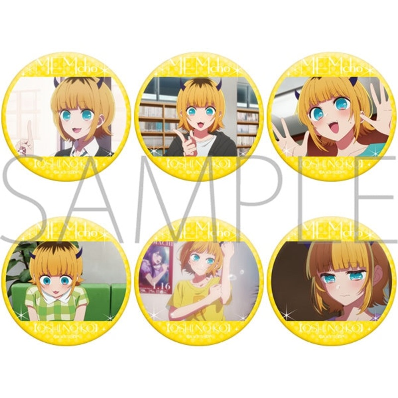 [Oshi-no-ko] Oshi character badge collection MEMcho (set of 6)   MEM