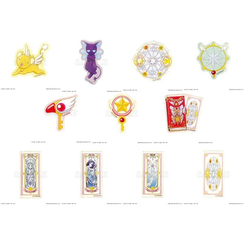 Cardcaptor Sakura Secret Acrylic Sticker (box of 12 packs)