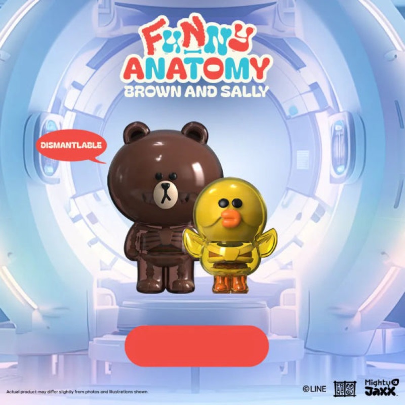Funny Anatomy LINE Friends – (Brown / Sally)  ( / )