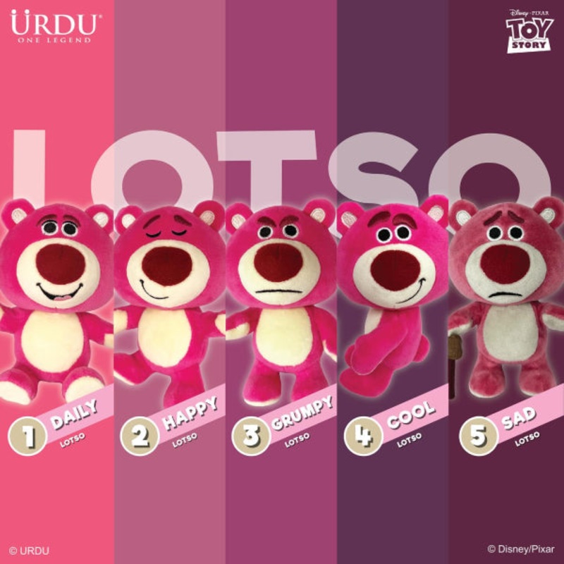 Urdu – Disney Action Softoy Series Part 6 – Lotso (set of 5)