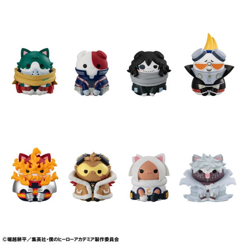 MEGA CAT PROJECT My Hero Academia Heroaca Cats NO.01 (set of 8)