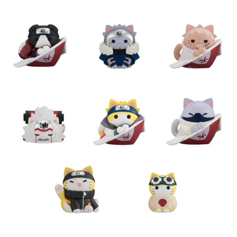 MEGA CAT PROJECT Naruto Shippuden Nyaruto The bond between master and disciple ver. (set of 8)