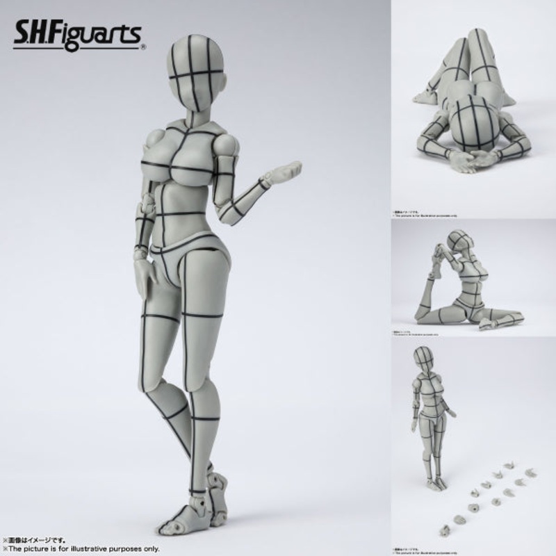 S.H.Figuarts BODY CHAN -KENTARO YABUKI- WIRE FRAME (Gray Color Ver.) (2024 July Resale ver.) SHF