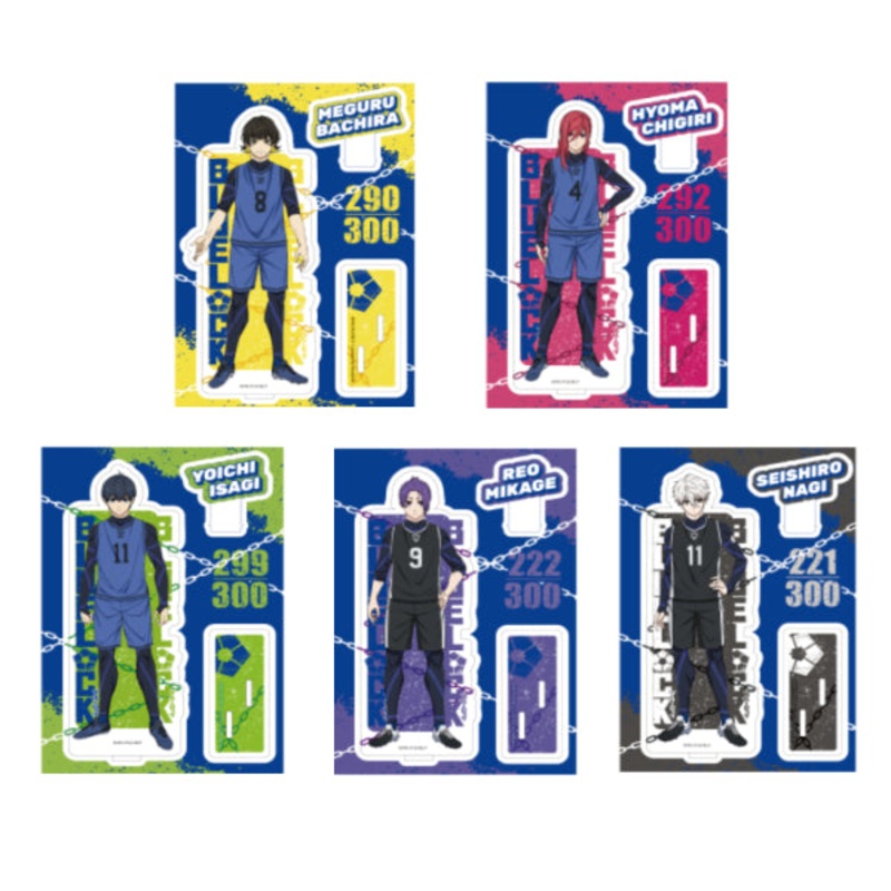 [SUNRISEPOP] BlueLock Acrylic Standee 01 (Bachira / Chigiri / Isagi / Mikage / Nagi)    ( /  /  /  / ) Blue Lock