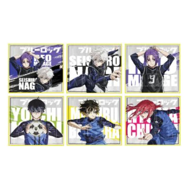[SUNRISEPOP] BlueLock – Colored Paper (set of 6)        Blue Lock shikishi