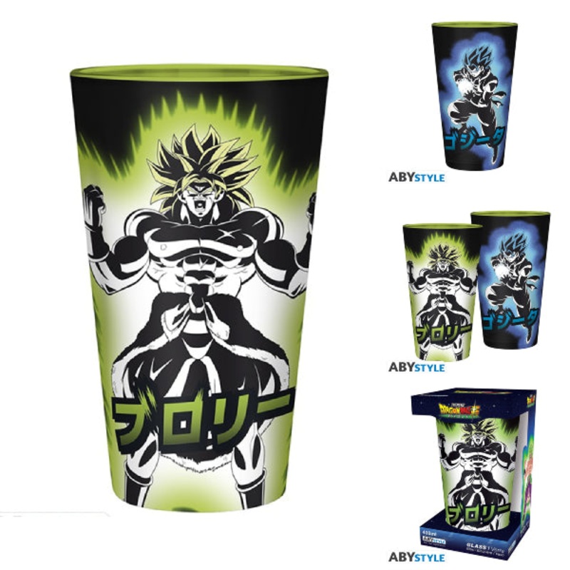 DRAGON BALL BROLY – Large Glass – 400ml – Broly/Gogeta