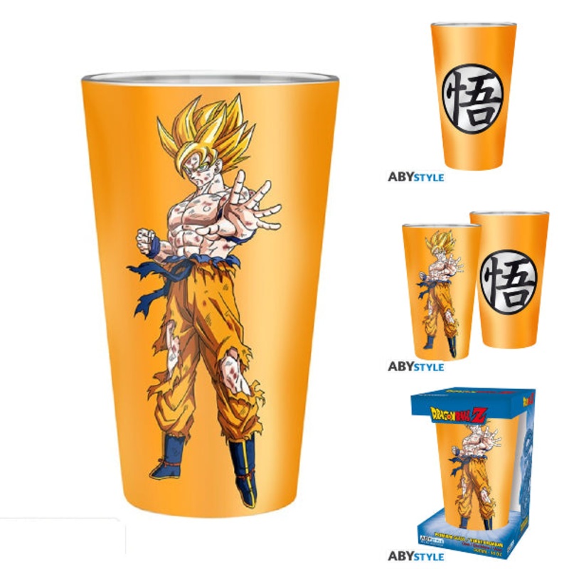 DRAGON BALL – Large Glass – 400ml – Goku Super Saiyan