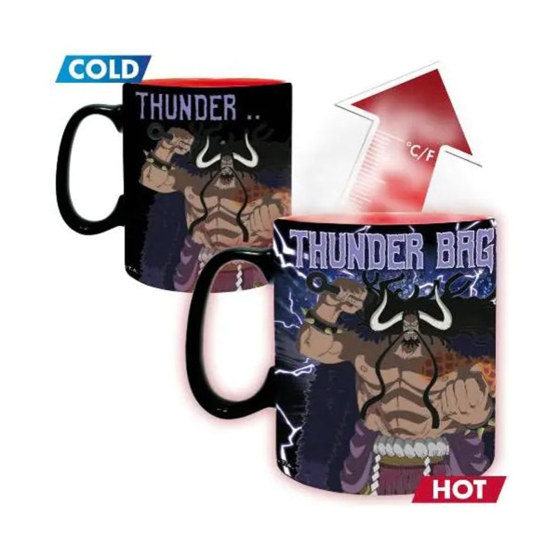 ONE PIECE – Mug Heat Change – 460 ml – Luffy vs Kaidou – New cardboard box