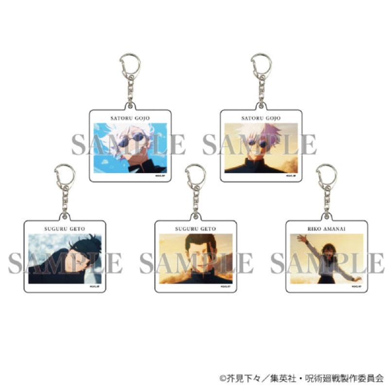 Acrylic Key Ring Jujutsu Kaisen Kaigyoku Gyokusetsu 11 (Scene Picture Illust) (Set of 5)       Mappa
