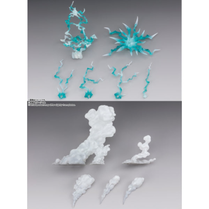 TAMASHII EFFECT (THUNDER Green Ver. / SMOKE White Ver.) for S.H.Figuarts
