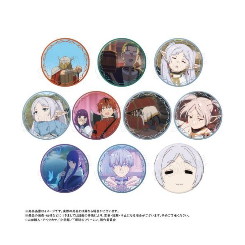 [Frieren Beyond Journey`s End] Trading Can Badge Vol.1 (Set of 10)