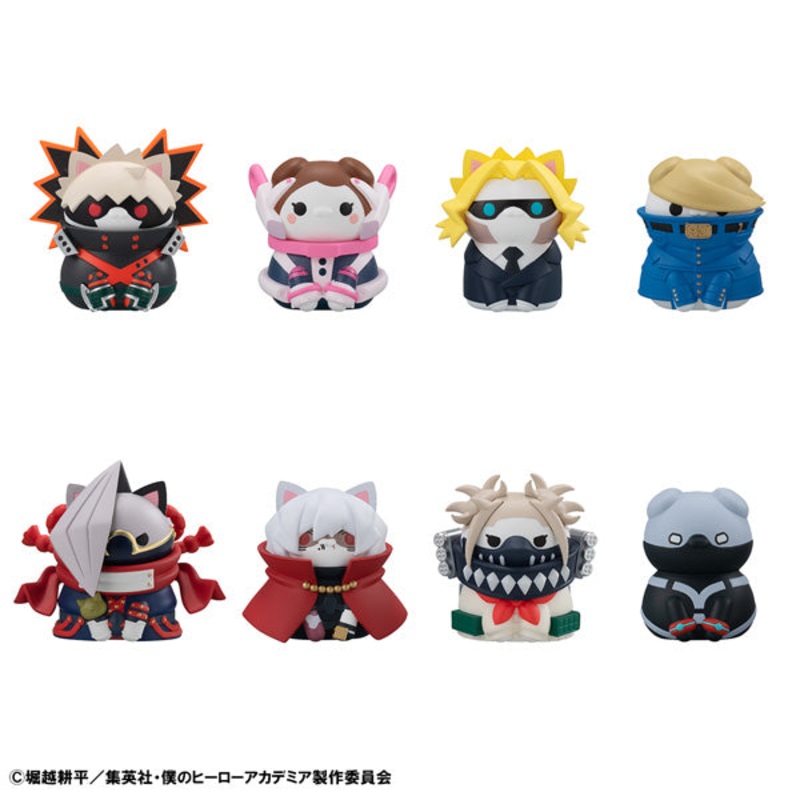 MEGA CAT PROJECT My Hero Academia Heroaca Cats NO.02 (set of 8)