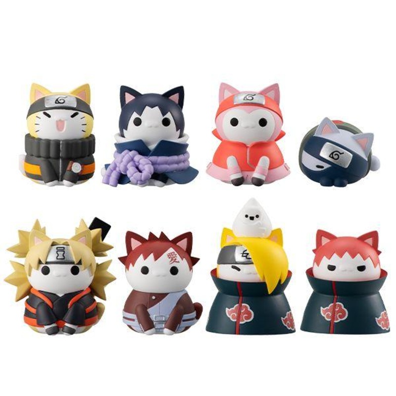 NARUTO NYARUTO! Battle with Akatsuki (Set of 8) (2025 Feb resale ver.)
